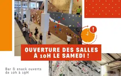 nouveaux horaires le samedi !